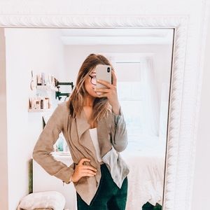 Rampage grey zip-up jacket